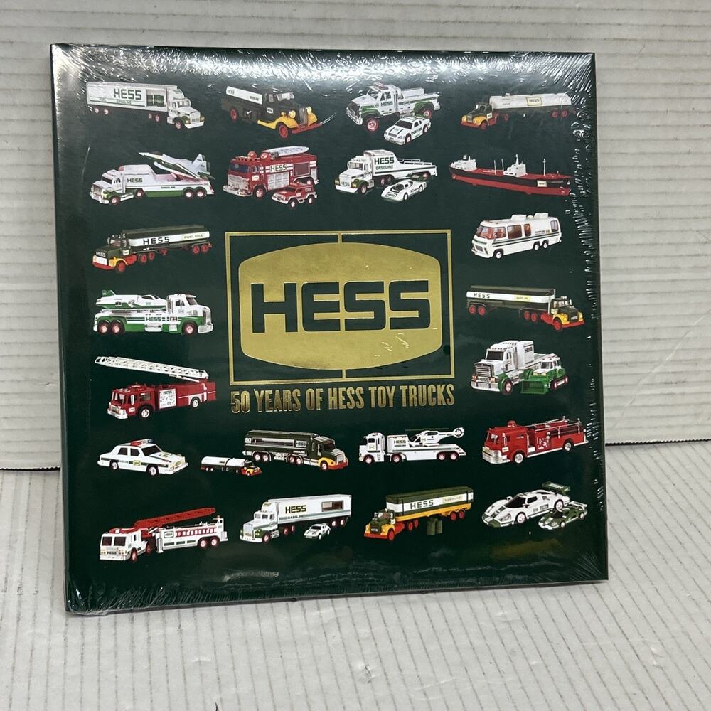 Hess 50 years of Hess Toy Trucks Hard Cover 50th Anniversary MINT sealed book